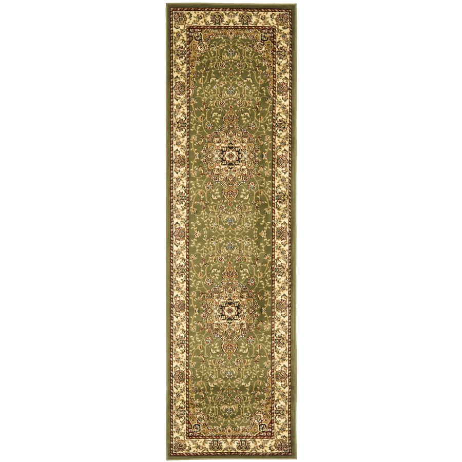 Safavieh Lyndhurst Sage and Ivory Rectangular Indoor Machine Made Runner (Common 2 x 22; Actual 27 in W x 264 in L x 0.67 ft Dia)