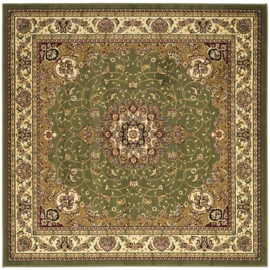 Safavieh Lyndhurst 6 ft x 6 ft Square Green Transitional Area Rug