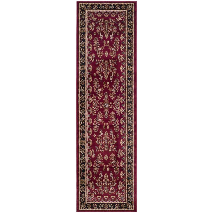 Safavieh Lyndhurst 2 ft 3 in W x 22 ft L Red Runner