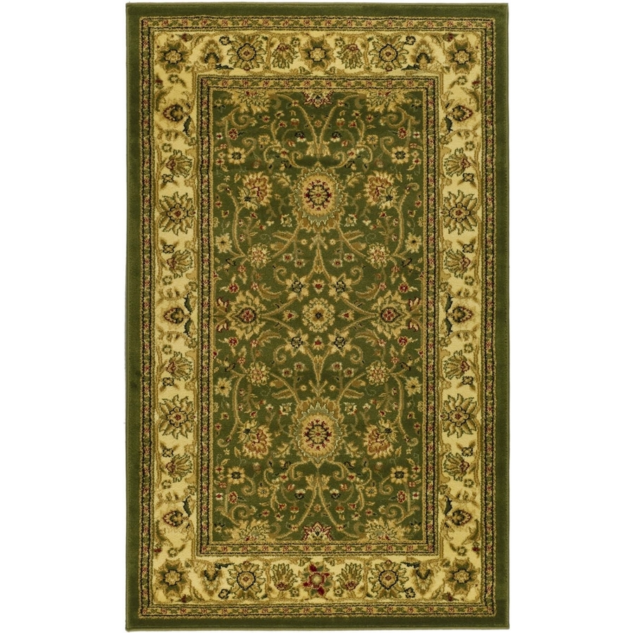 Safavieh Lyndhurst 2 ft 3 in W x 6 ft L Green Runner