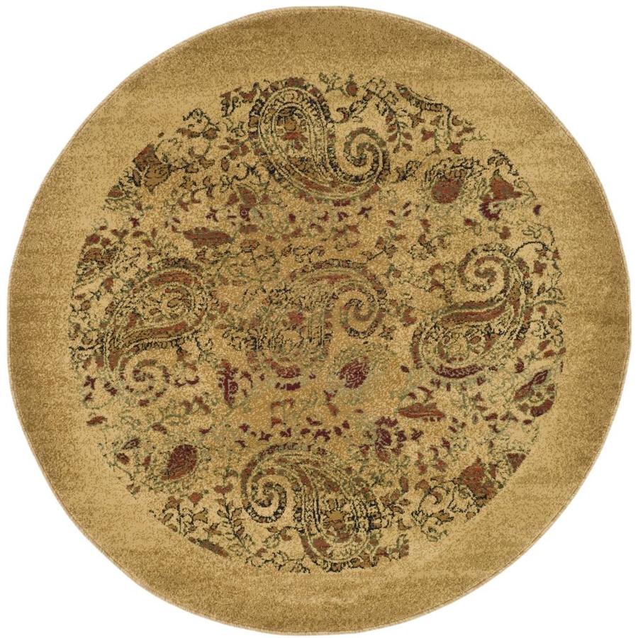 Safavieh Lyndhurst 5 ft 3 in x 5 ft 3 in Round Beige Transitional Area Rug