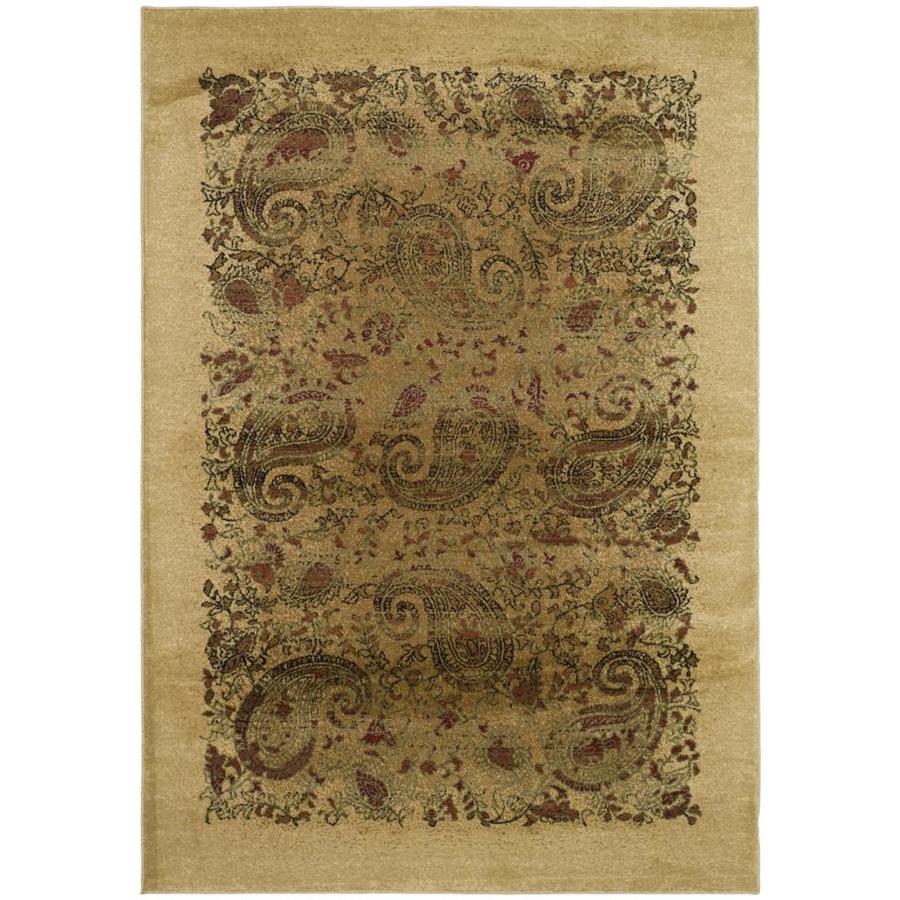 Safavieh 9 ft x 12 ft Beige Paisley Area Rug