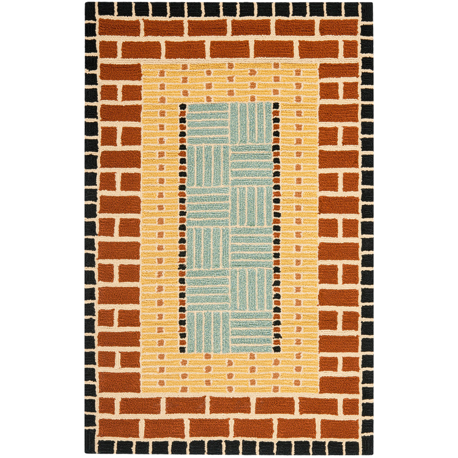 Safavieh Four Seasons Rectangular Brown Transitional Woven Accent Rug (Common 2 ft x 4 ft; Actual 30 in x 48 in)