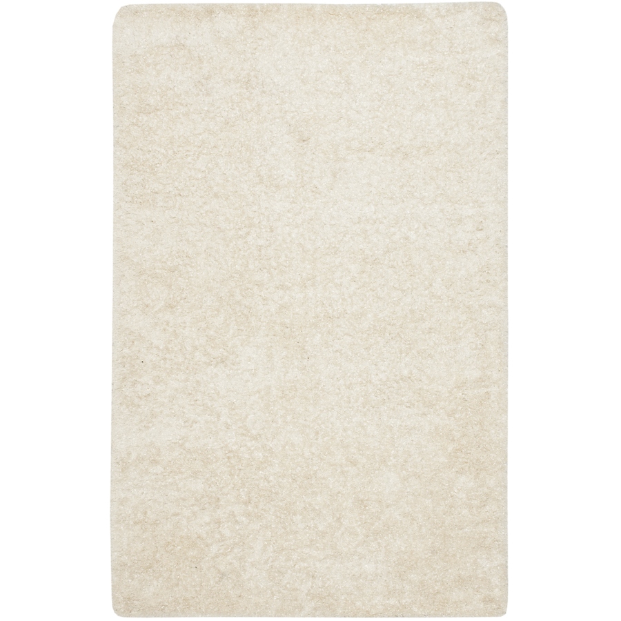 Safavieh Malibu Shag 5 ft x 8 ft Rectangular White Solid Area Rug