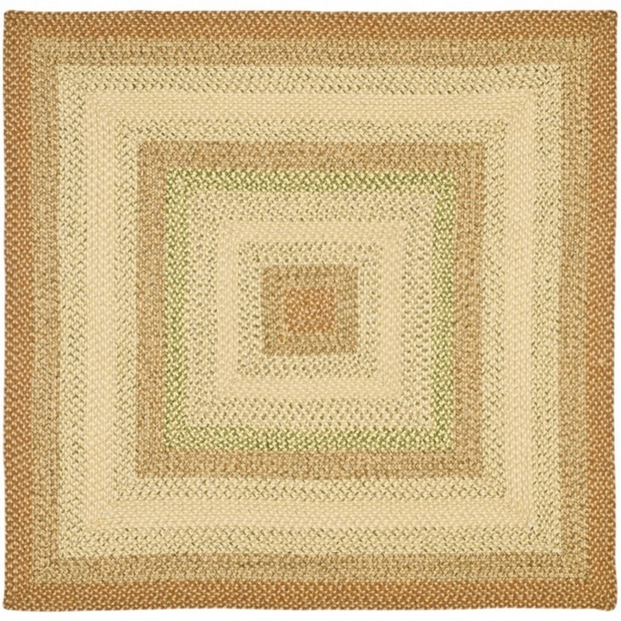 Safavieh Cottage 8 ft x 8 ft Square Multicolor Transitional Indoor/Outdoor Area Rug