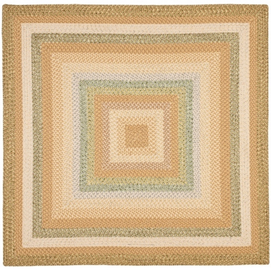 Safavieh Cottage 6 ft x 6 ft Square Beige Transitional Indoor/Outdoor Area Rug