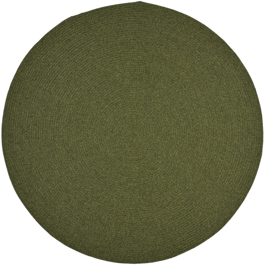 Safavieh Cottage 6 ft x 6 ft Round Green Transitional Indoor/Outdoor Area Rug