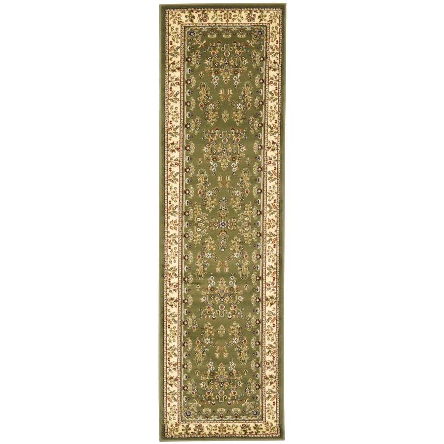 Safavieh Lyndhurst Ivory and Charcoal Rectangular Indoor Machine Made Runner (Common 2 x 14; Actual 27 in W x 168 in L x 0.42 ft Dia)