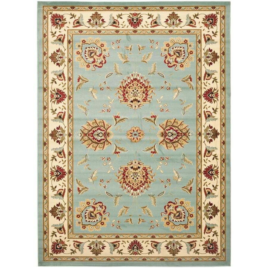 Safavieh Lyndhurst Green and Ivory Rectangular Indoor Machine Made Area Rug (Common 9 x 12; Actual 105 in W x 144 in L x 0.67 ft Dia)