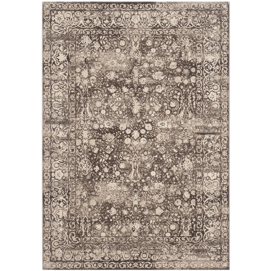 Safavieh Serenity Turquoise and Gold Rectangular Indoor Machine Made Area Rug (Common 6 x 6; Actual 72 in W x 108 in L x 0.67 ft Dia)