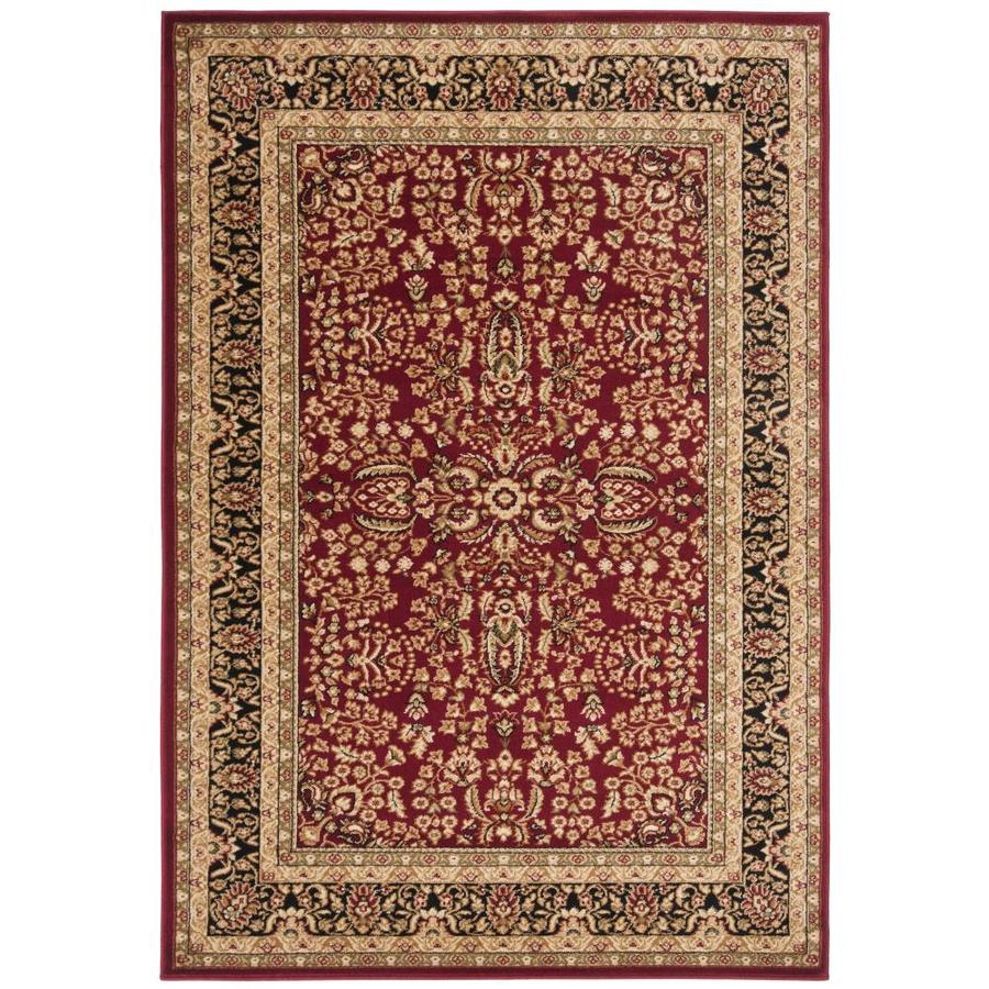 Safavieh Lyndhurst 5 ft 3 in x 7 ft 6 in Rectangular Red Floral Area Rug