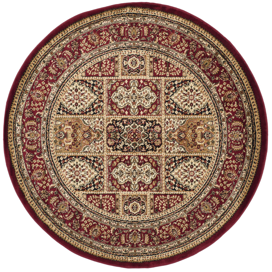 Safavieh Lyndhurst 5 ft 3 in x 5 ft 3 in Round Multicolor Transitional Area Rug