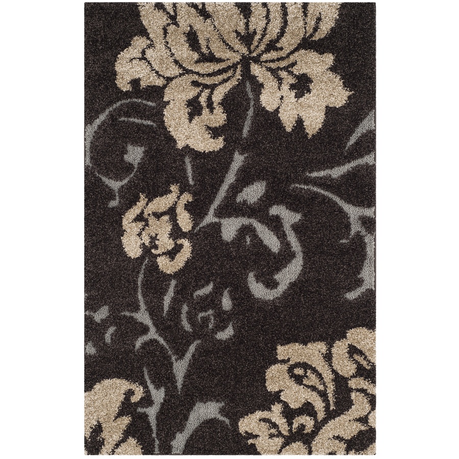 Safavieh Florida Shag 8 ft x 10 ft Rectangular Tan Transitional Area Rug