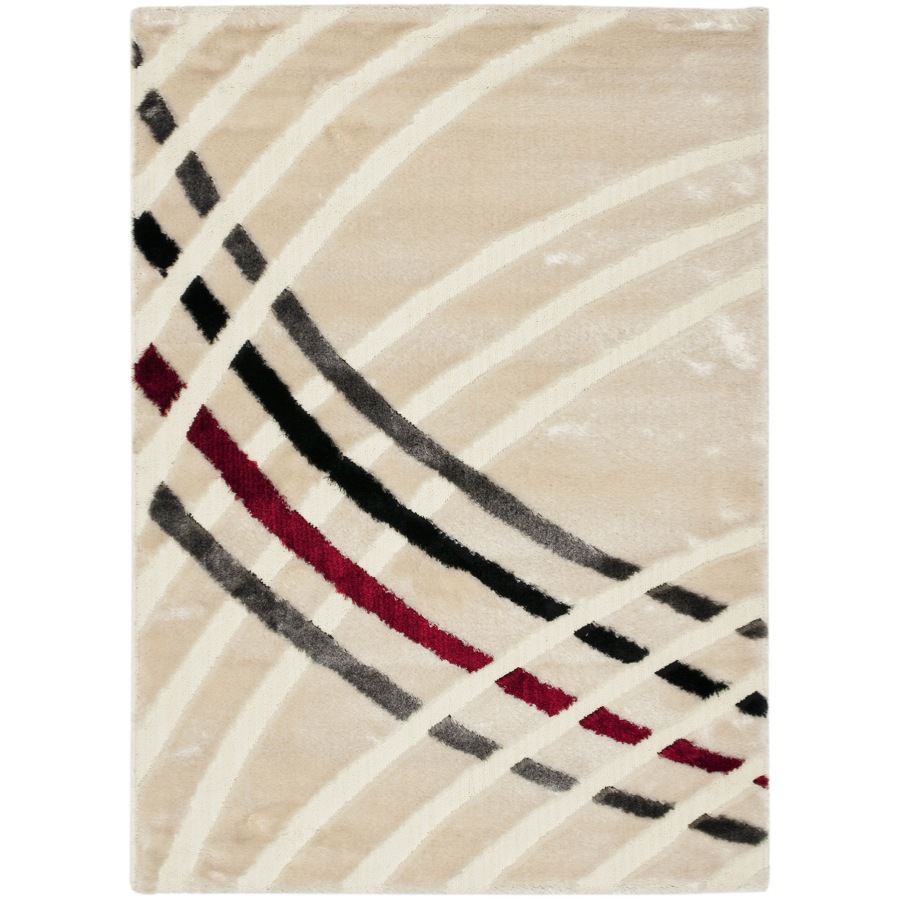 Safavieh Miami Shag 8 ft x 10 ft Rectangular Beige Transitional Area Rug