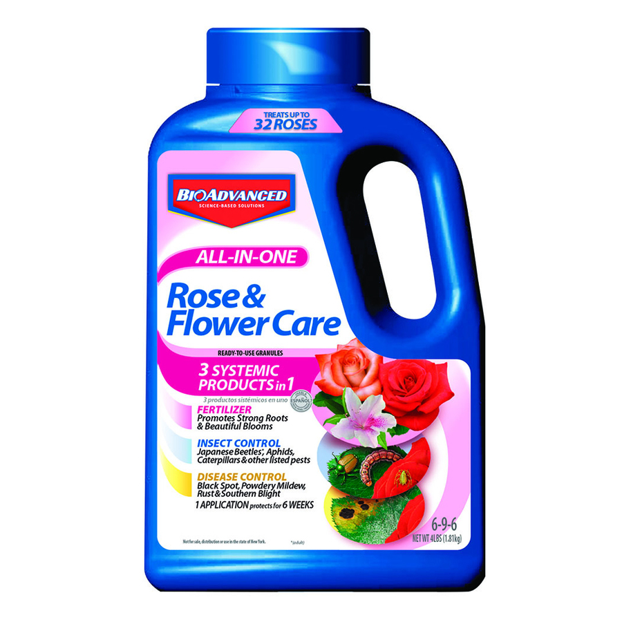 BAYER ADVANCED 64 oz Bayer 4Lb All In One Rose&Flower Granules