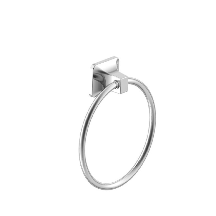 Project Source Seton Polished Chrome Wall Mount Towel Ring