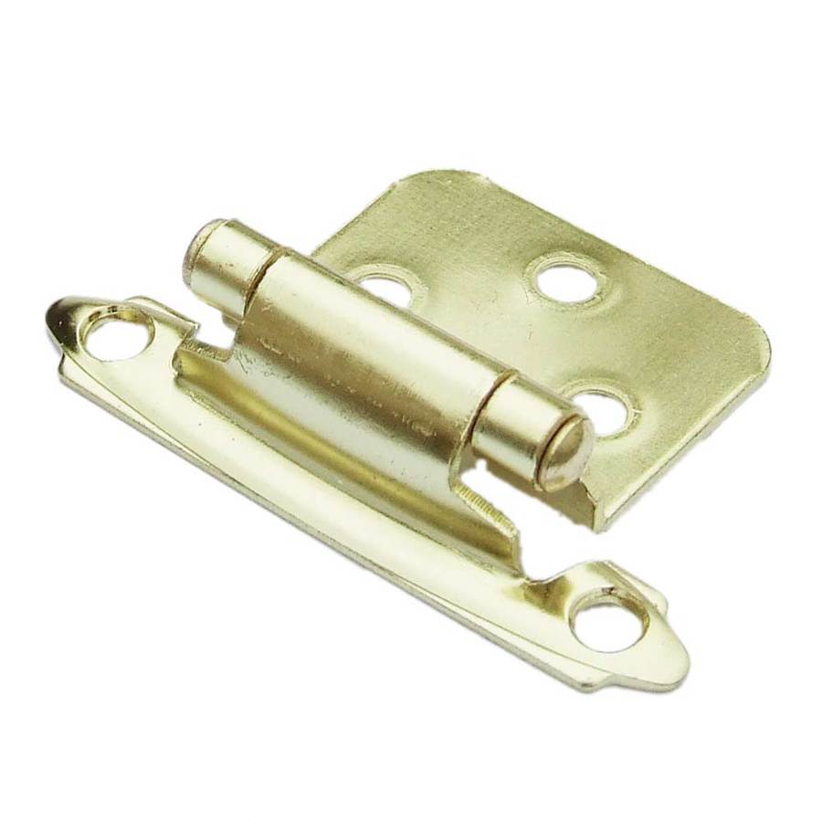 Ver Gatehouse 2 Pack 2 3/4 in x 1 7/8 in Polished Brass Surface Self 