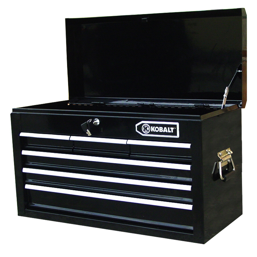 Kobalt 15.25 in x 26 in 6 Drawer Tool Chest (Black)