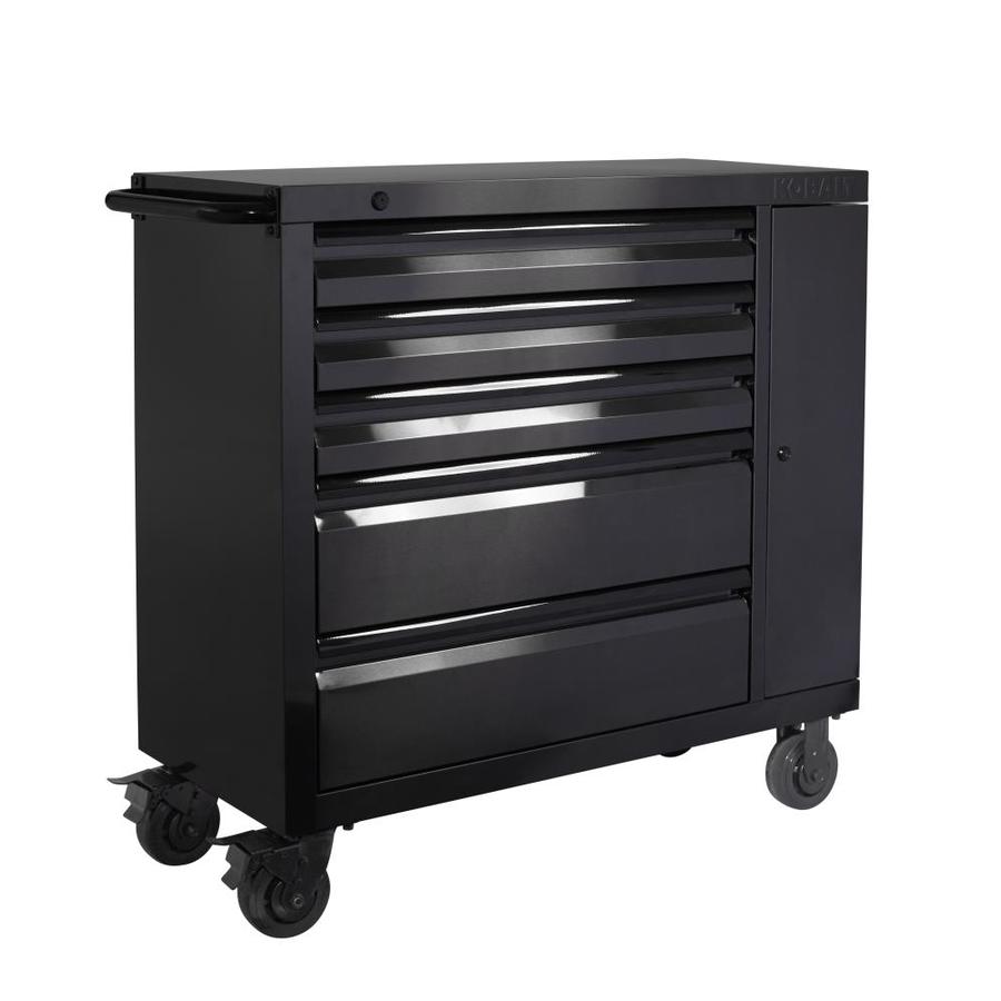 Kobalt 3000 41 In W X H 5 Drawer Stainless Steel Rolling 5 Drawer Stainless Steel Rolling