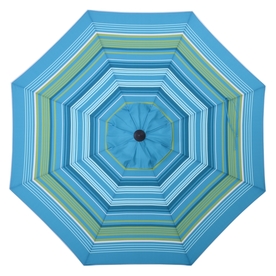 Patio Umbrellas At Lowes Display Product Reviews For Teal Green Stripe Market 9 Ft Auto Tilt Round Patio