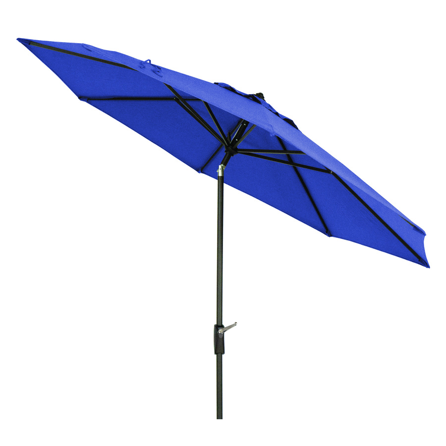 Simplyshade Simplyshade 9 Ft Octagon Cobalt With Brown Aluminum Frame Auto Tilt Market Patio Umbrella Usa38a278zt Ls 6 From Lowe S Daily Mail