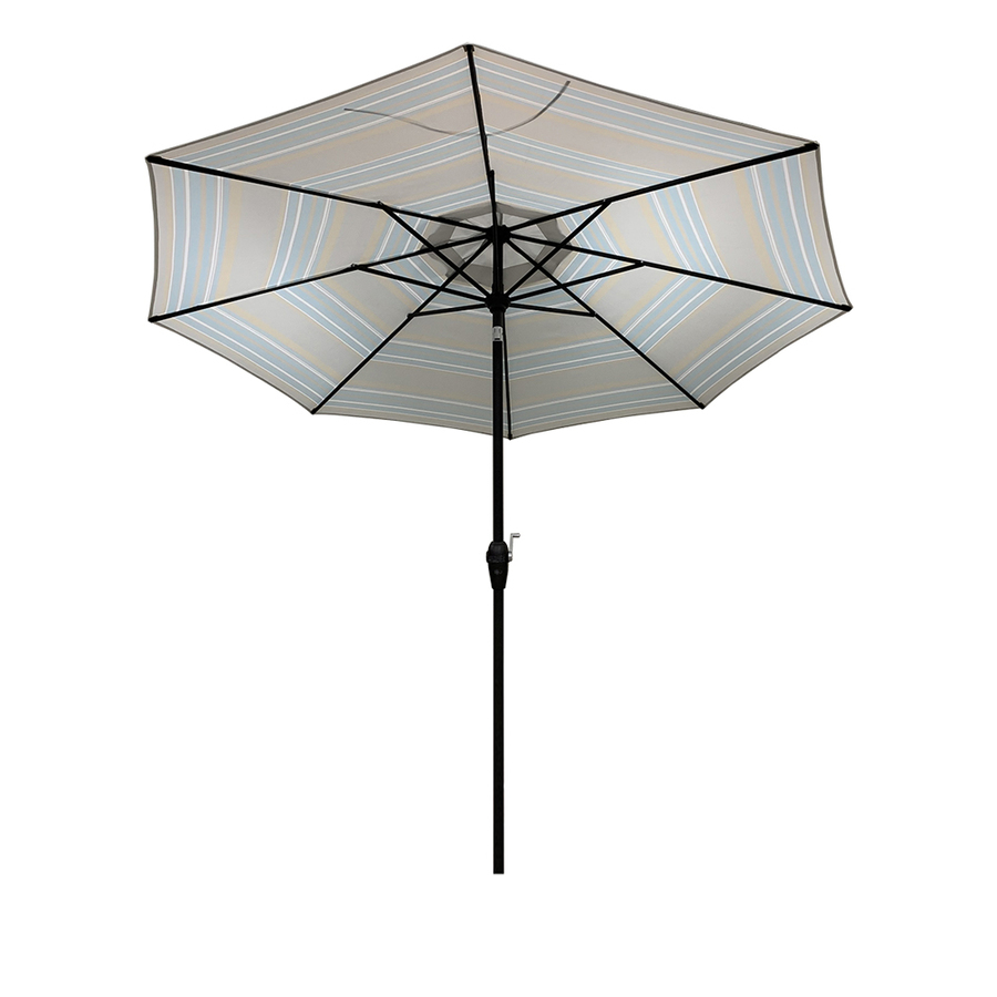 Allen Rothallen Roth 9 Ft Octagon Natural With Dark Brown Aluminum Frame Auto Tilt Market Patio Umbrella Usa38a278zt Ls 3 Dailymail