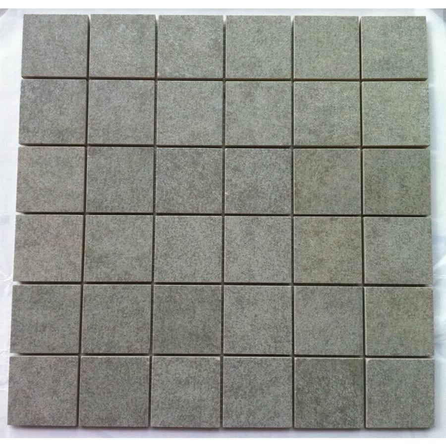 Style Selections 12 in x 12 in Ardena Grey Ardena Ceramic Mosaic Floor Tile (Actuals 11.82 in x 11.82 in)