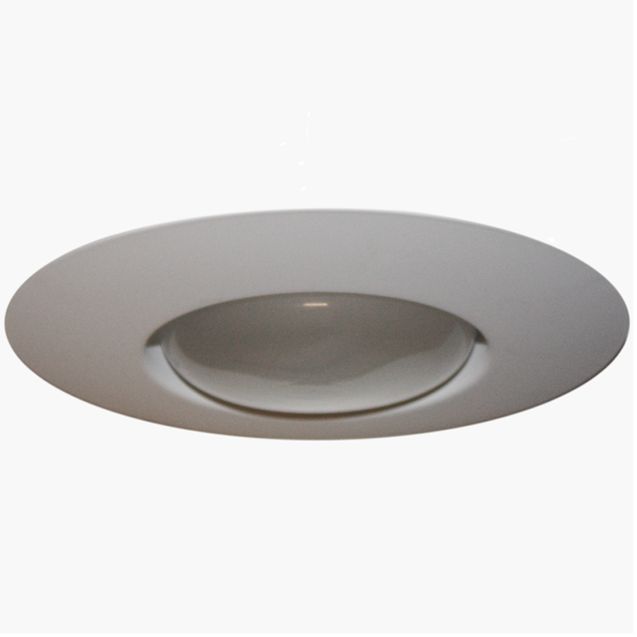 Utilitech 4 in White Open Recessed Light Trim