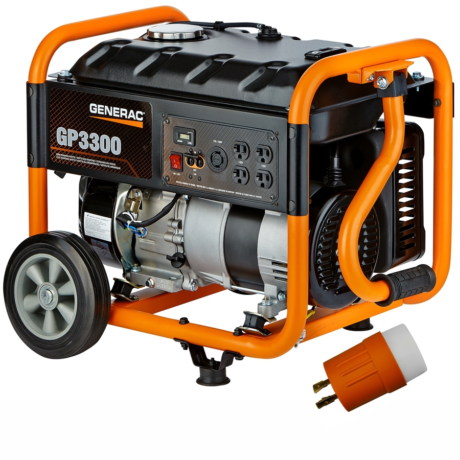 Generac GP 3,300 Running Watts Portable Generator CARB