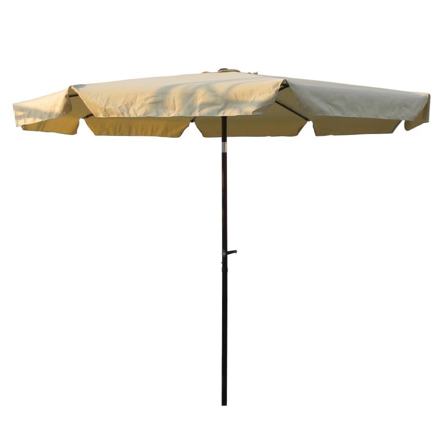 International Caravaninternational Caravan 10 Ft Octagon Beige With Bronze Aluminum Frame Auto Tilt Market Patio Umbrella Polyester Yf 1104 3m Be Dailymail