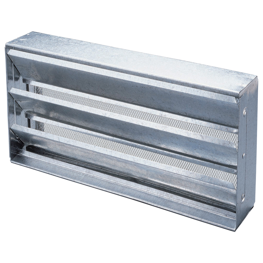 Air Vent Mill Steel Foundation Vent (Fits Opening 16 in x 8 in; Actual 7.75X 15.38 in x 2.75 in)