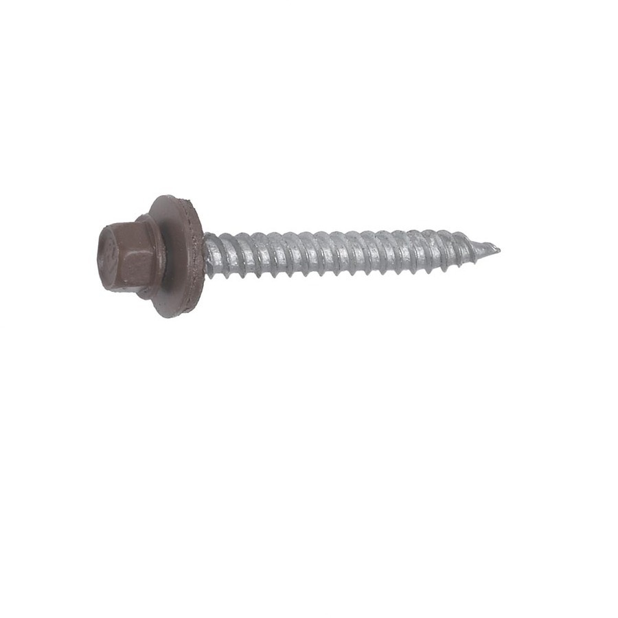 Fabral 250 Count #10 x 1.5 in Painted Galvanized Self Tapping Interior/Exterior Roofing Screws with Neoprene Washer