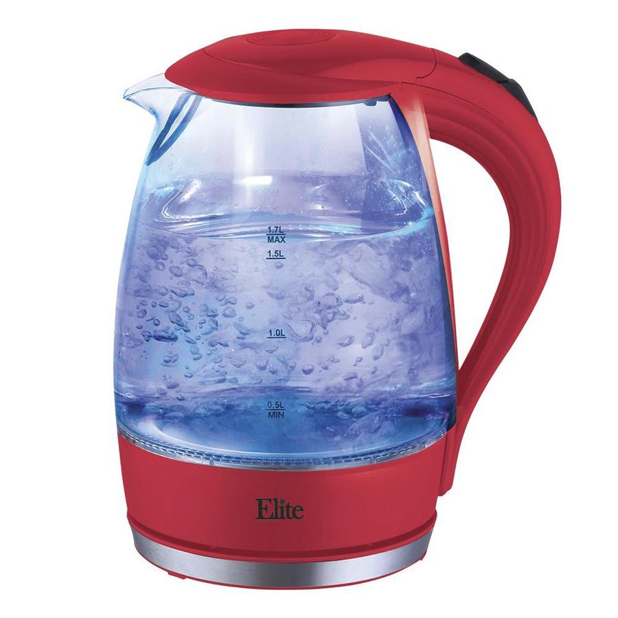 EliteElite Glass Cordless Electric Cordless Electric Tea Kettle Glass