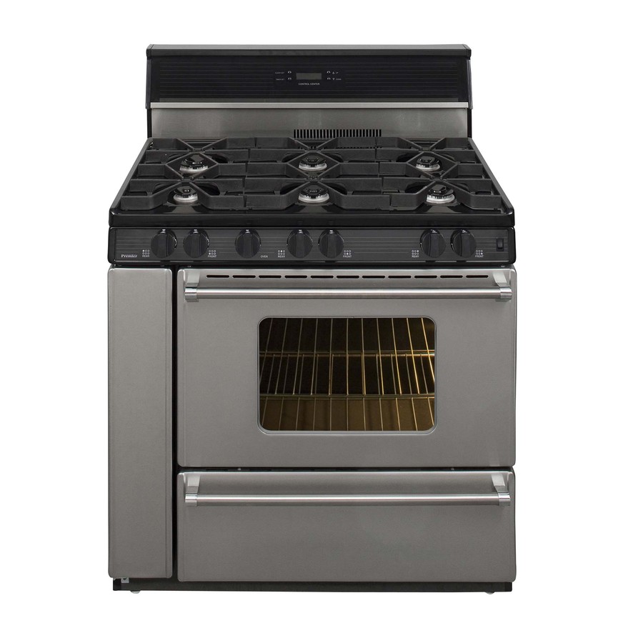 Premier Pro 5 Burner Freestanding 3.9 cu ft Gas Range (Stainless) (Common 36 in; Actual 36 in)