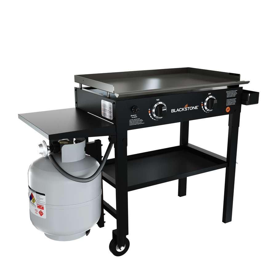 Blackstone Black 2 Burner Liquid Propane Gas Grill At Lowes Com   717604151709 07813844 