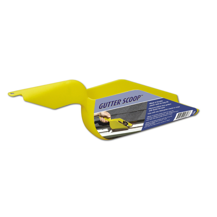 Amerimax 15 1/4 in x 4 in Plastic Yellow Super Scoop