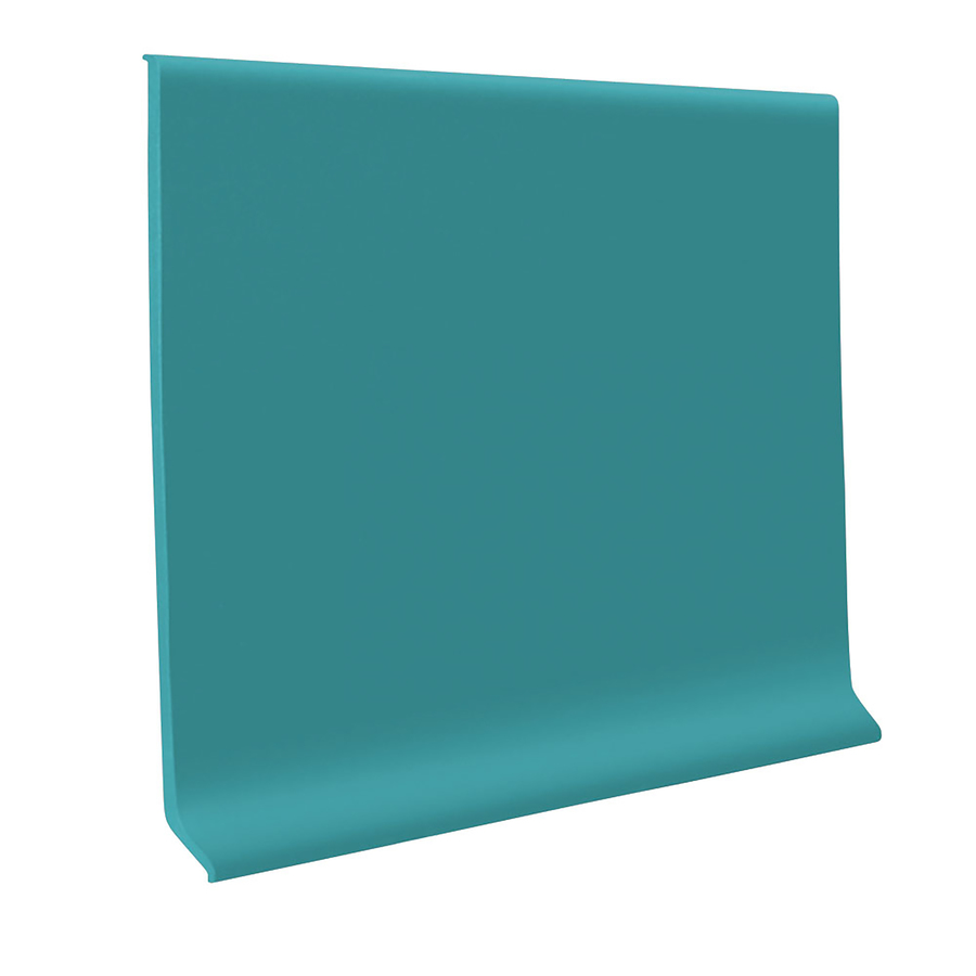 FLEXCO 30 Pack 4 in W x 48 ft L Mediterranean Green Flexco Vinyl Wall Base B3