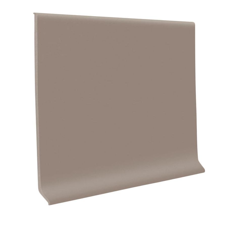 FLEXCO 4 in W x 120 ft L Dark Beige Wall Base