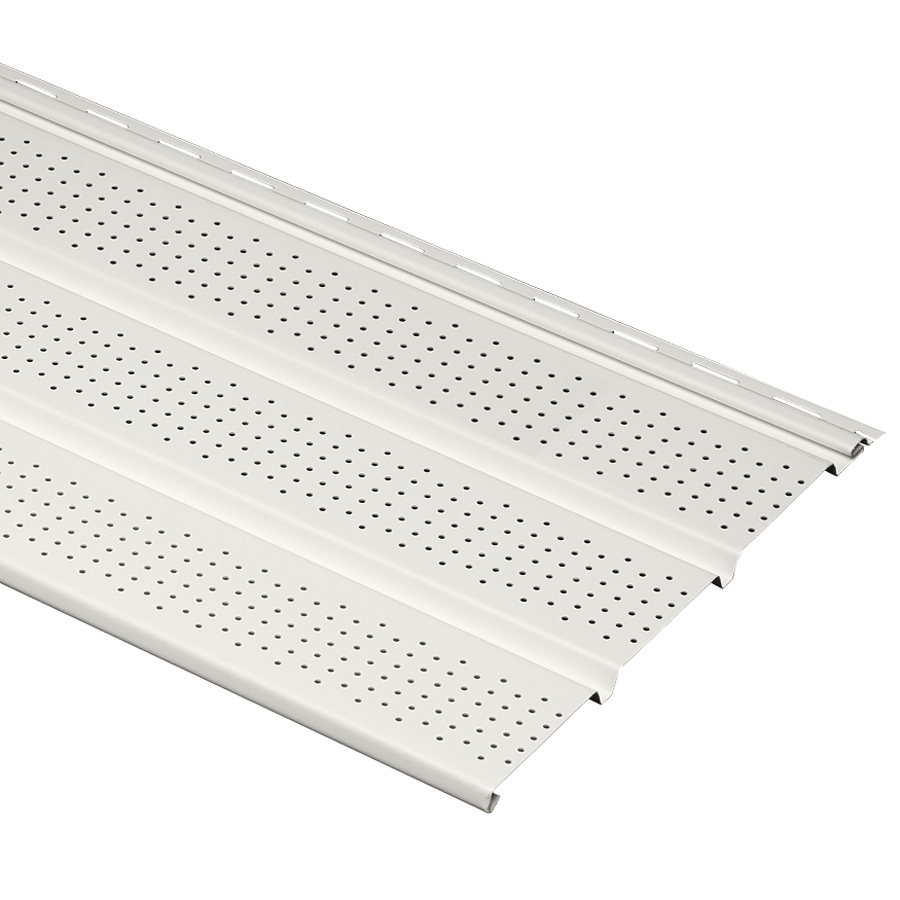 Durabuilt Linen Triple Vented Soffit (Common 12 in x 12 ft; Actual 12 in x 12 ft)