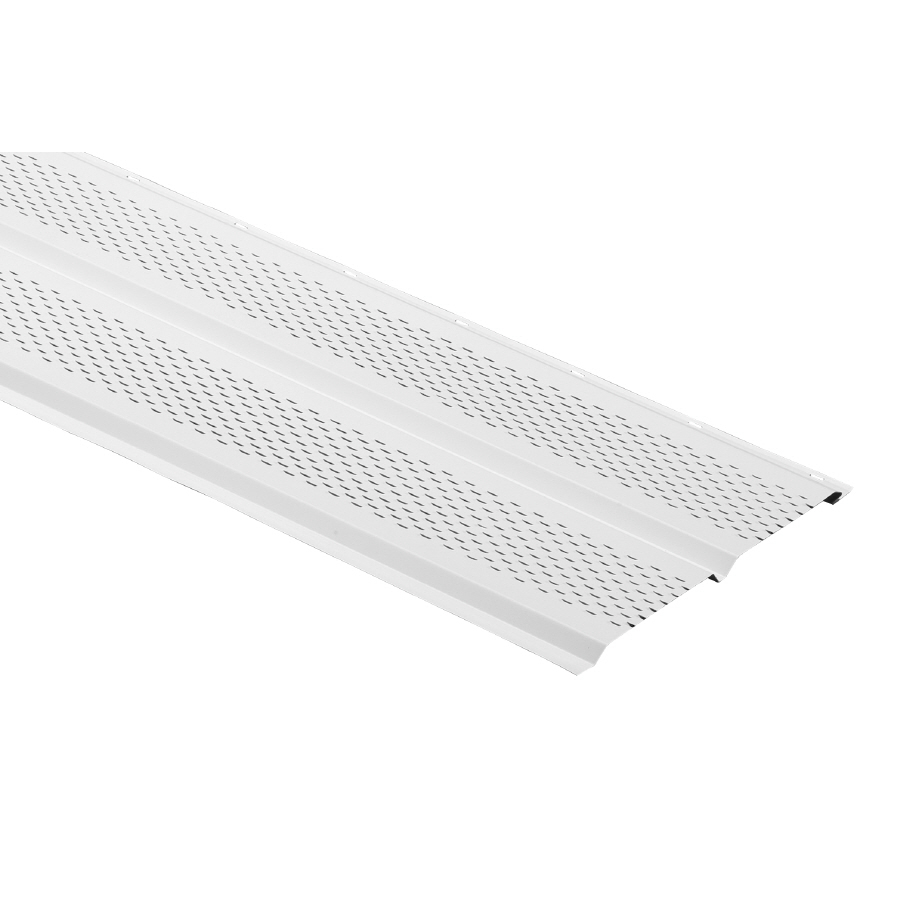 Durabuilt White Double Solid Soffit (Common 12 in x 12 ft; Actual 12 in x 12 ft)