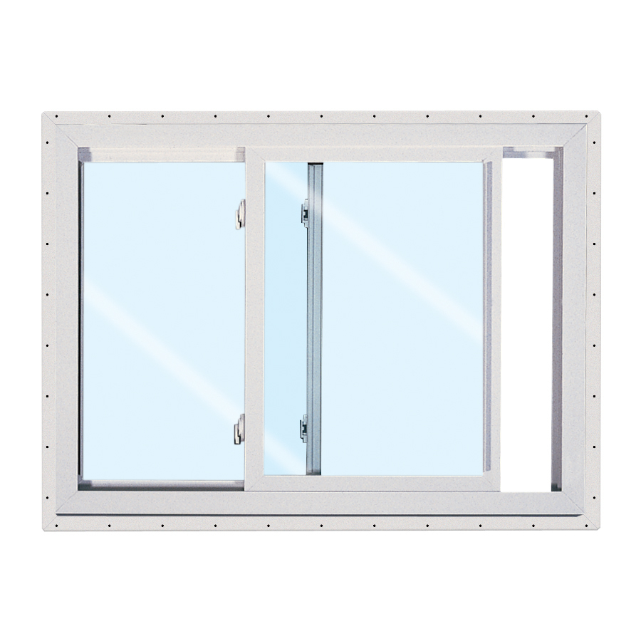 ReliaBilt 150 Series Left Operable Vinyl Double Pane Sliding Window (Fits Rough Opening 36 in x 36 in; Actual 35.5 in x 35.5 in)