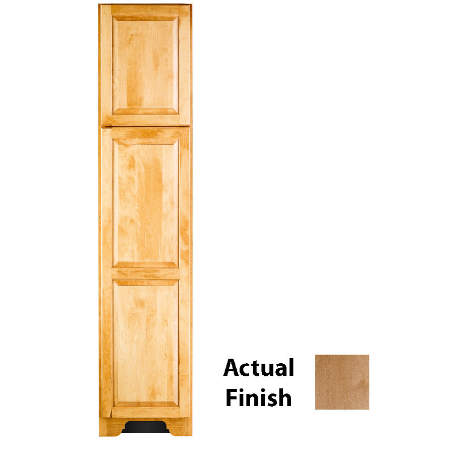 KraftMaid Formal 83 in H x 18 in W x 21 7/8 in D Toffee Linen Cabinet