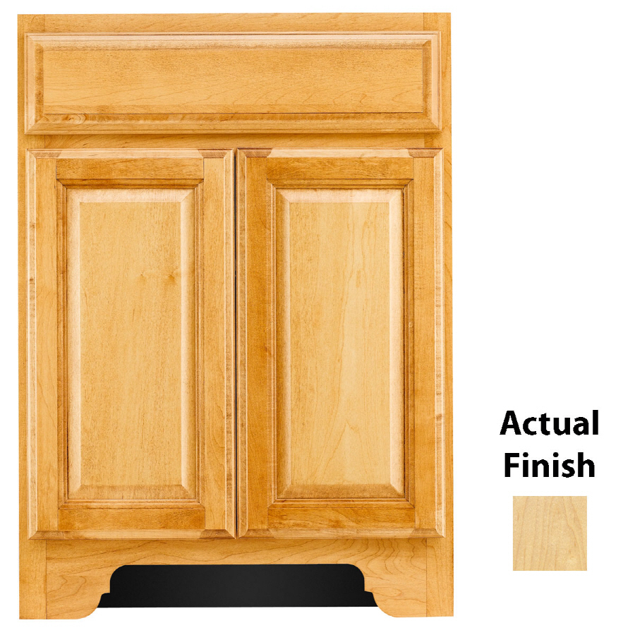 KraftMaid Traditional 24 in x 21 7/8 in Natural Bathroom Vanity