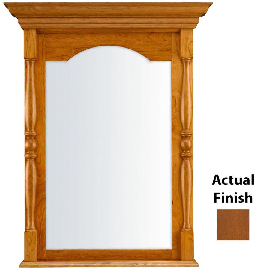 KraftMaid 37 in H x 29 in W Classic Collection Autumn Blush Rectangular Bathroom Mirror