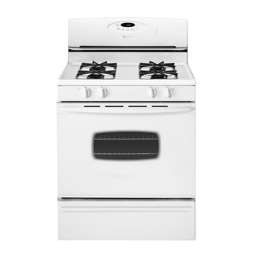 Maytag® 30 Inch Freestanding Gas Range (Color White)