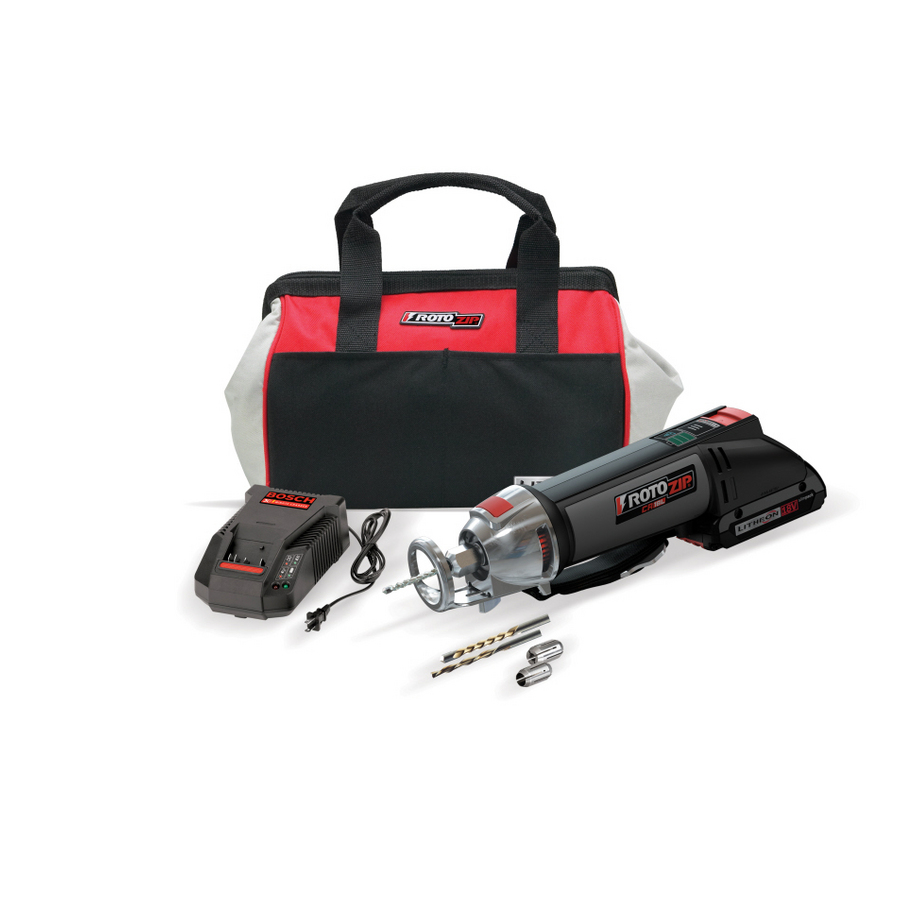 RotoZip 18 Volt Li Ion Spiral Saw Kit