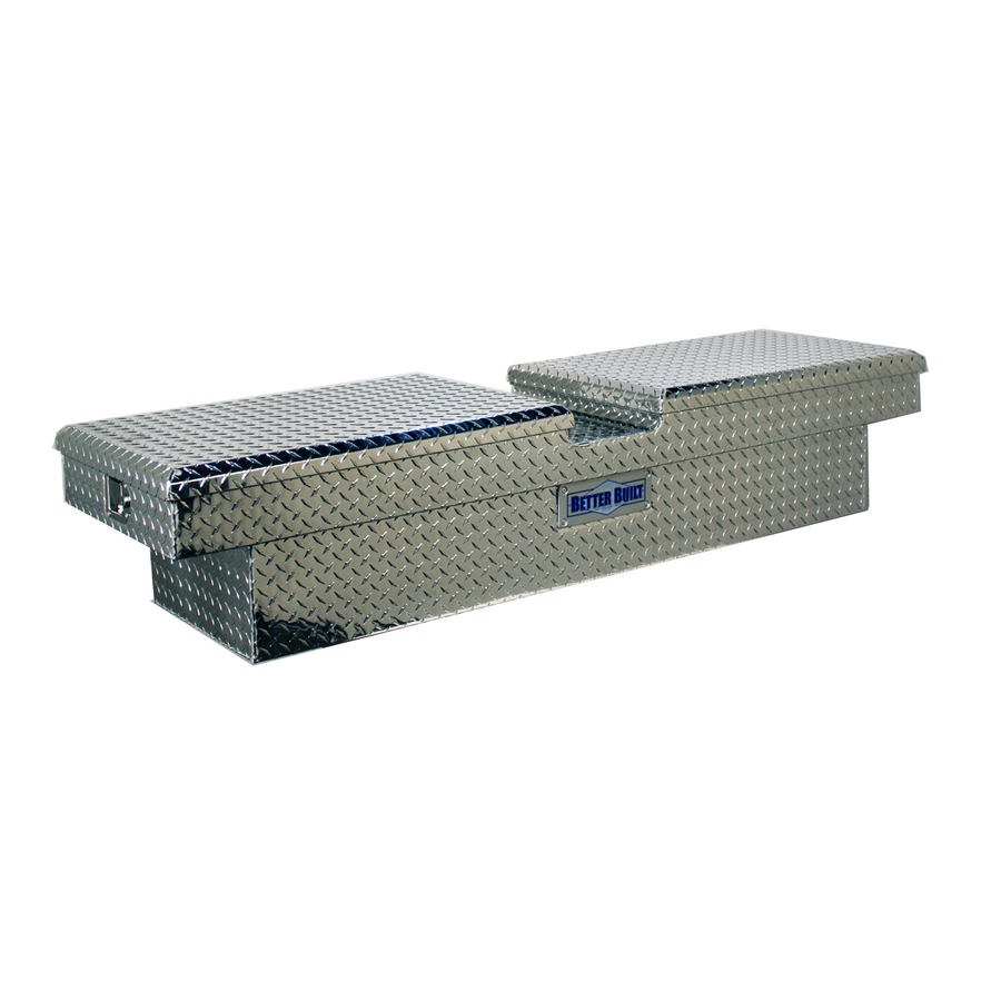 Better Built 63 in x 20 in x 13 in Silver Aluminum Mid Size Truck Tool Box