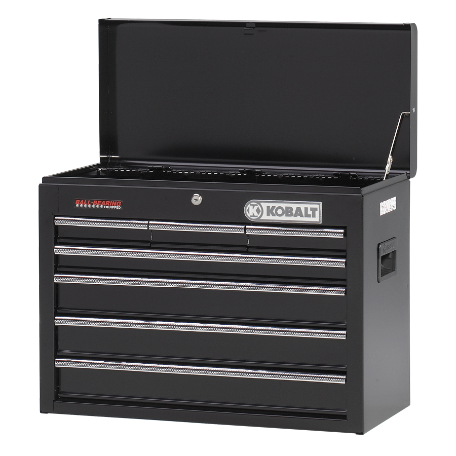 Kobalt 20 in x 26 in 7 Drawer Ball Bearing Steel Tool Chest (Black)