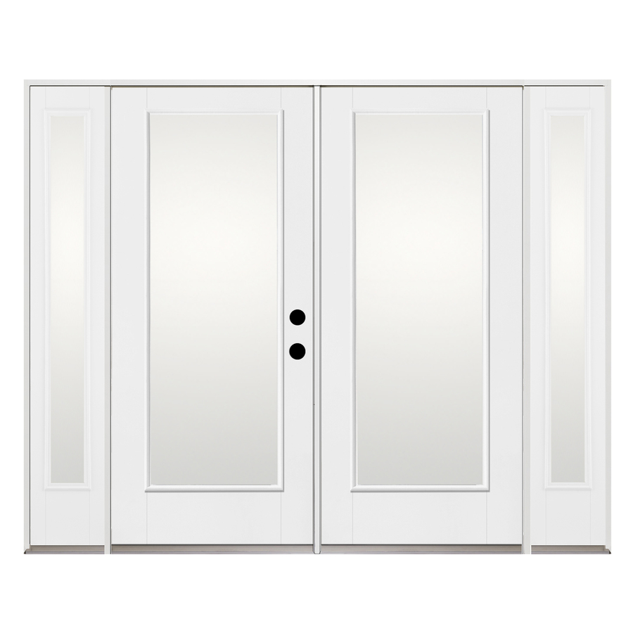 Benchmark by Therma Tru 93.93 in 1 Lite Glass Fiberglass French Inswing Patio Door