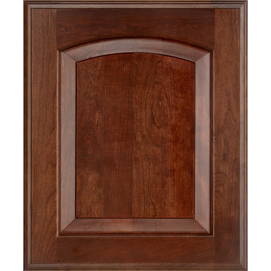 Schuler Cabinetry Pacifica 17.5 in x 14.5 in Brandywine Cherry Arch Cabinet Sample